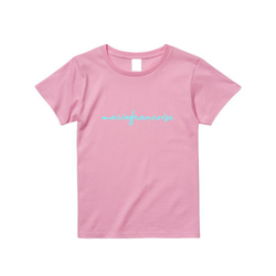 MariaFrancoise 日本限定筆記体ロゴ　Tシャツ　ピンク 6枚目の画像