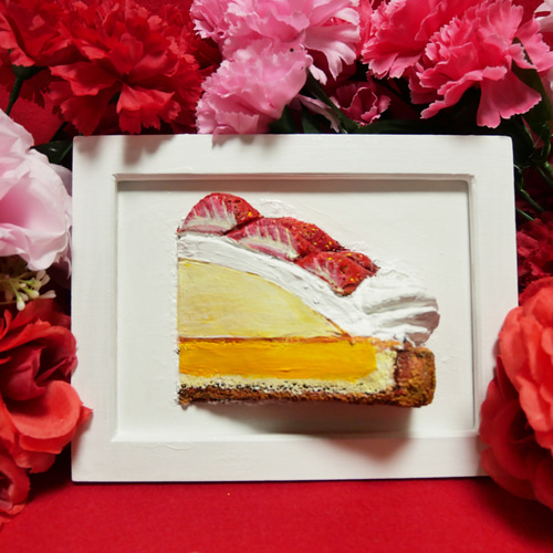 油絵 絵画 【飛び出すいちごのタルト】 絵画 HR 通販 16178223 油絵 絵画 【飛び出すいちごのタルト】 絵画 HR 通販 16178223