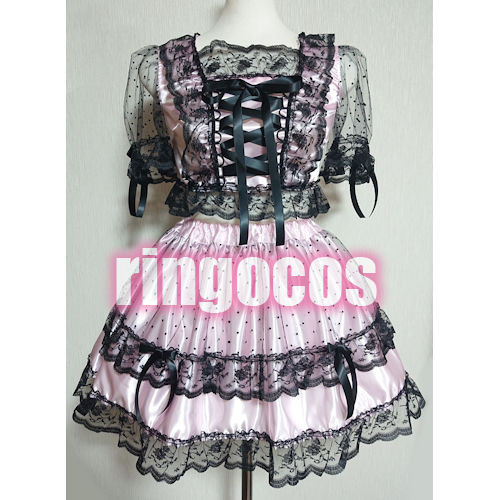 ハンドメイド 手作り ロリータ服 アイドル衣装 コスプレ オリジナル