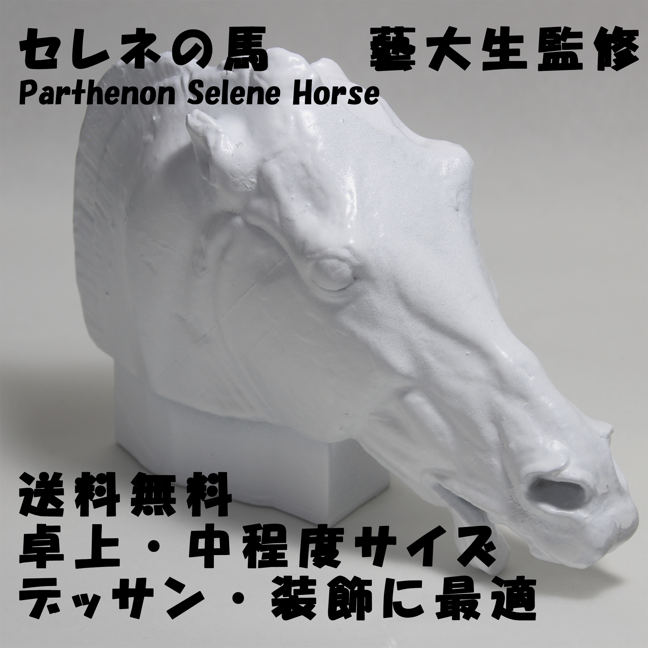 セネカ 石膏像 高さ48cm、幅22cm、奥行き26cm 美術品