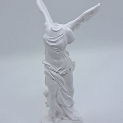 石膏像　デッサン　サモトラケのニケ　ホワイト　インテリア　彫刻　置物　レジン 2枚目の画像