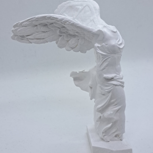 石膏像 デッサン サモトラケのニケ ホワイト インテリア 彫刻 置物