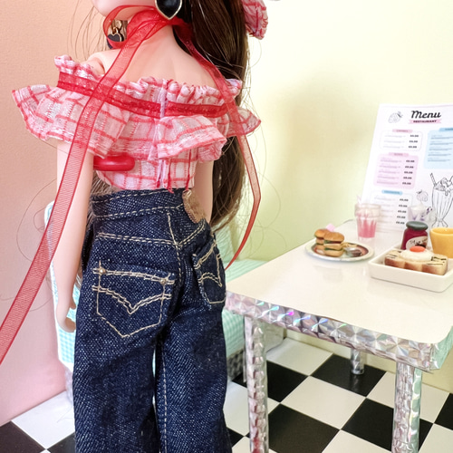 デニム ワイドパンツ リカちゃん ブライス その他人形 H's made 通販