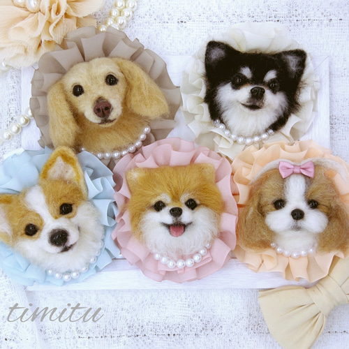 羊毛フェルト【ペキニーズ】犬オーダー受付中ですメモリアル等