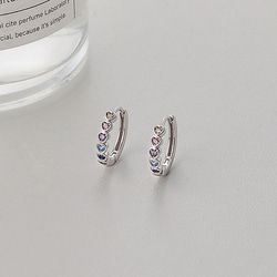 ハンドメイド フックピアス シルバー925, k18コンビ フープー　ピアス ハンドメイド フックピアス シルバー925, k18コンビ フープー ピアス