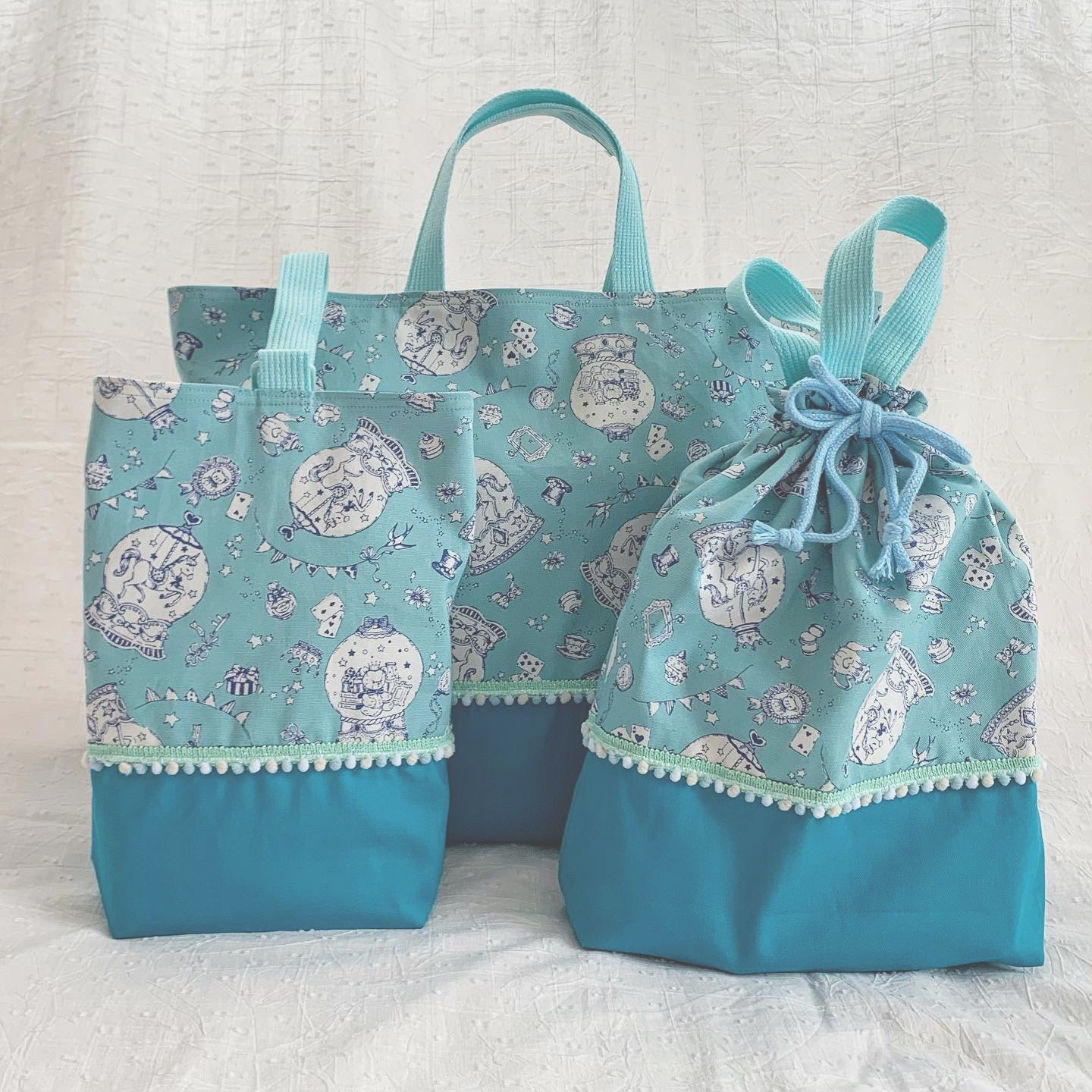 入園入学2026☆3点セット☆スノードーム☆ユニコーン（ブルー）kokka