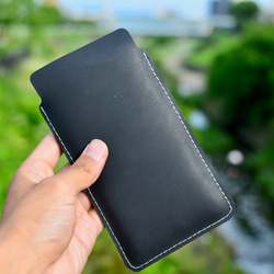 iPhone Android各種 スマホケース 栃木レザーの本革 ヌメ革