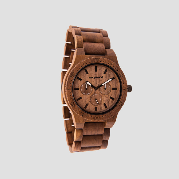 木製腕時計 UKA KURUMI  木の時計 くるみ 2枚目の画像