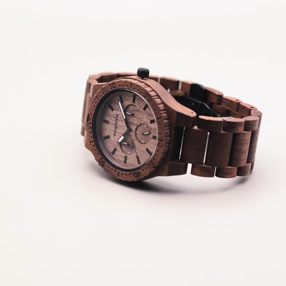 木製腕時計 UKA KURUMI  木の時計 くるみ 9枚目の画像