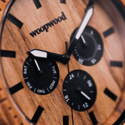 木製腕時計 UKA OLIVE 腕時計 木の時計 オリーブ 5枚目の画像
