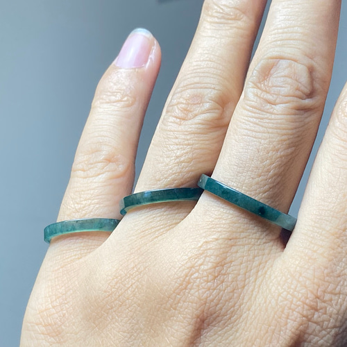 L220 氷糯種 青緑色 細身 10.5号 15.5号 19.5号 天然 グアテマラ産 A貨