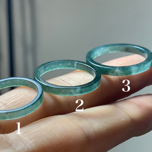 L220 氷糯種 青緑色 細身 10.5号 15.5号 19.5号 天然 グアテマラ産 A貨