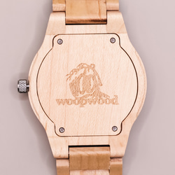 木製腕時計 UKA KAEDE 腕時計 木の時計 カエデ クリスマス 8枚目の画像