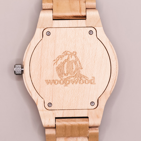 木製腕時計 UKA KAEDE 腕時計 木の時計 カエデ　贈り物におすすめ 8枚目の画像
