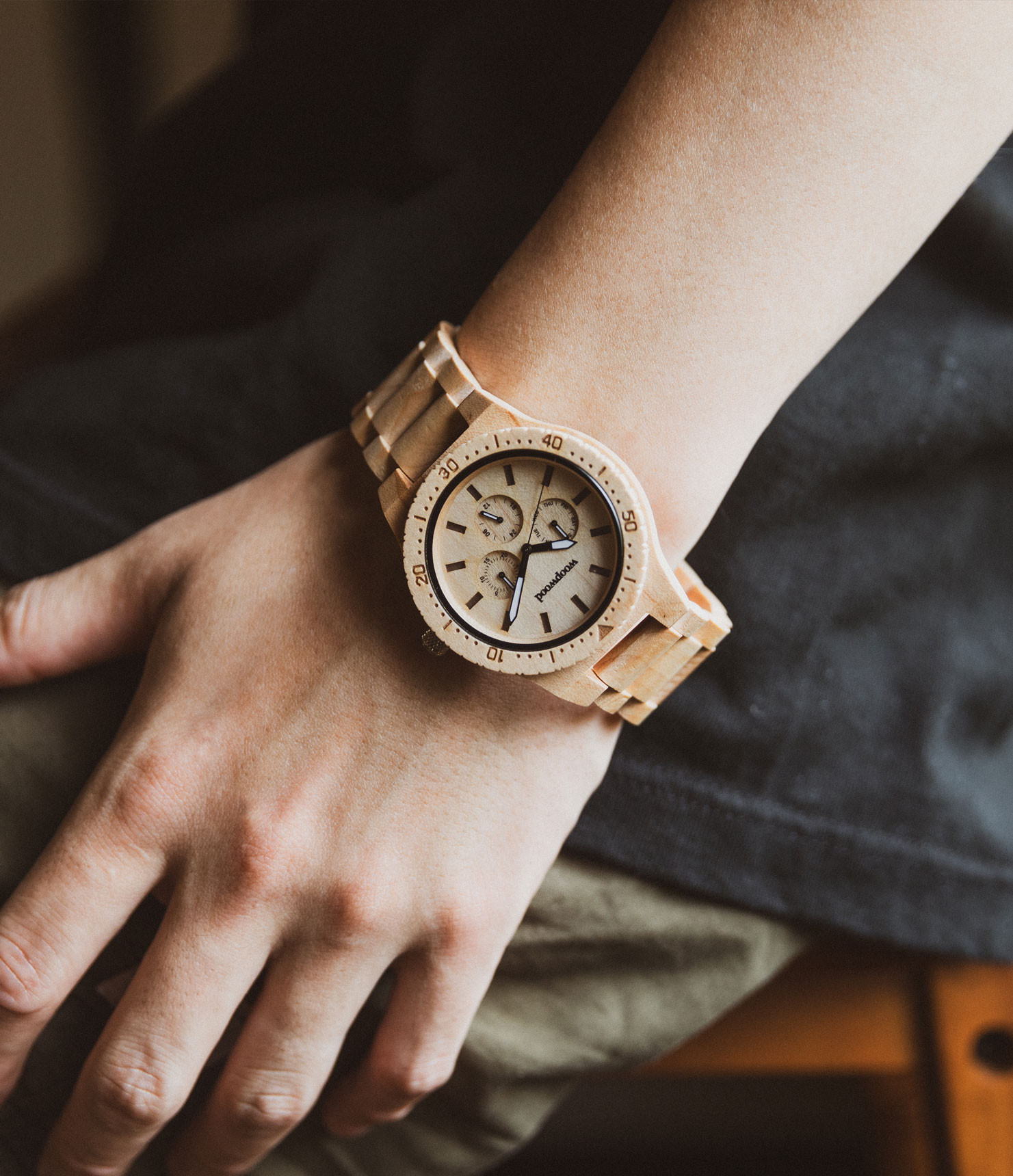 木製腕時計 UKA KAEDE 腕時計 木の時計 カエデ　贈り物におすすめ