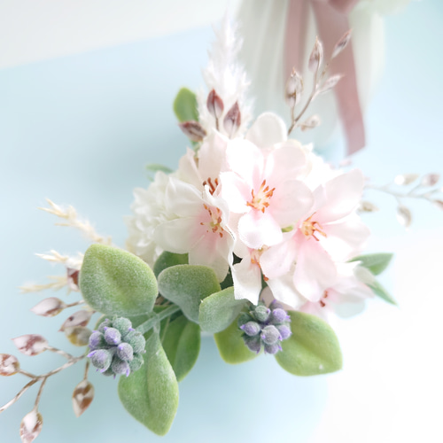 アート・フラワー 日本ヴォーグ社 Memorial Flower 桜＆菊【アーティシャルフラワー】 mini wide