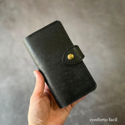 ◆大人気シリーズ◆２台持ち専用◆9色本革手帳型スマホケース・多機種対応iPhone16e.Xperia 2枚目の画像