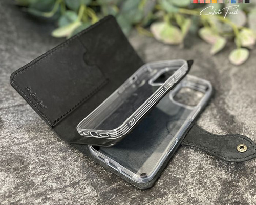 スマホケース　2つ収納　会社用とプライベート用　手作り　世界に1つ スマホケース 2つ収納 会社用とプライベート用 手作り 世界に1つ