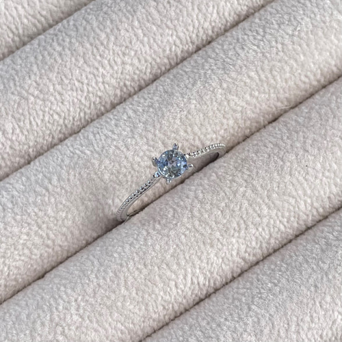 【天然石】サファイア　SV925リング サファイア リング 指輪 0.15ct SV925/K10WG/K10YG 9月 誕生石
