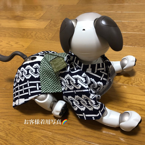 上品なブランド aibo 男まえゆかた：子持吉原（aiboちゃん用・ハンドメイドのお その他