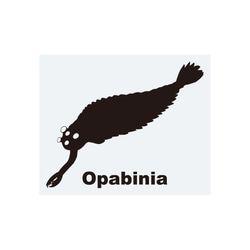 古生物學貼紙 Opabinia 第1張的照片