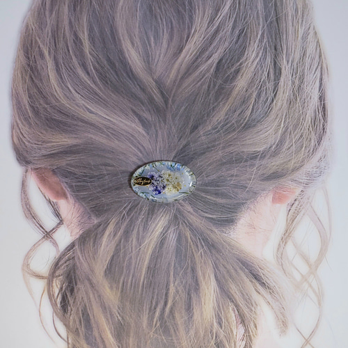 ボタニカルレジンヘアゴムNo．7