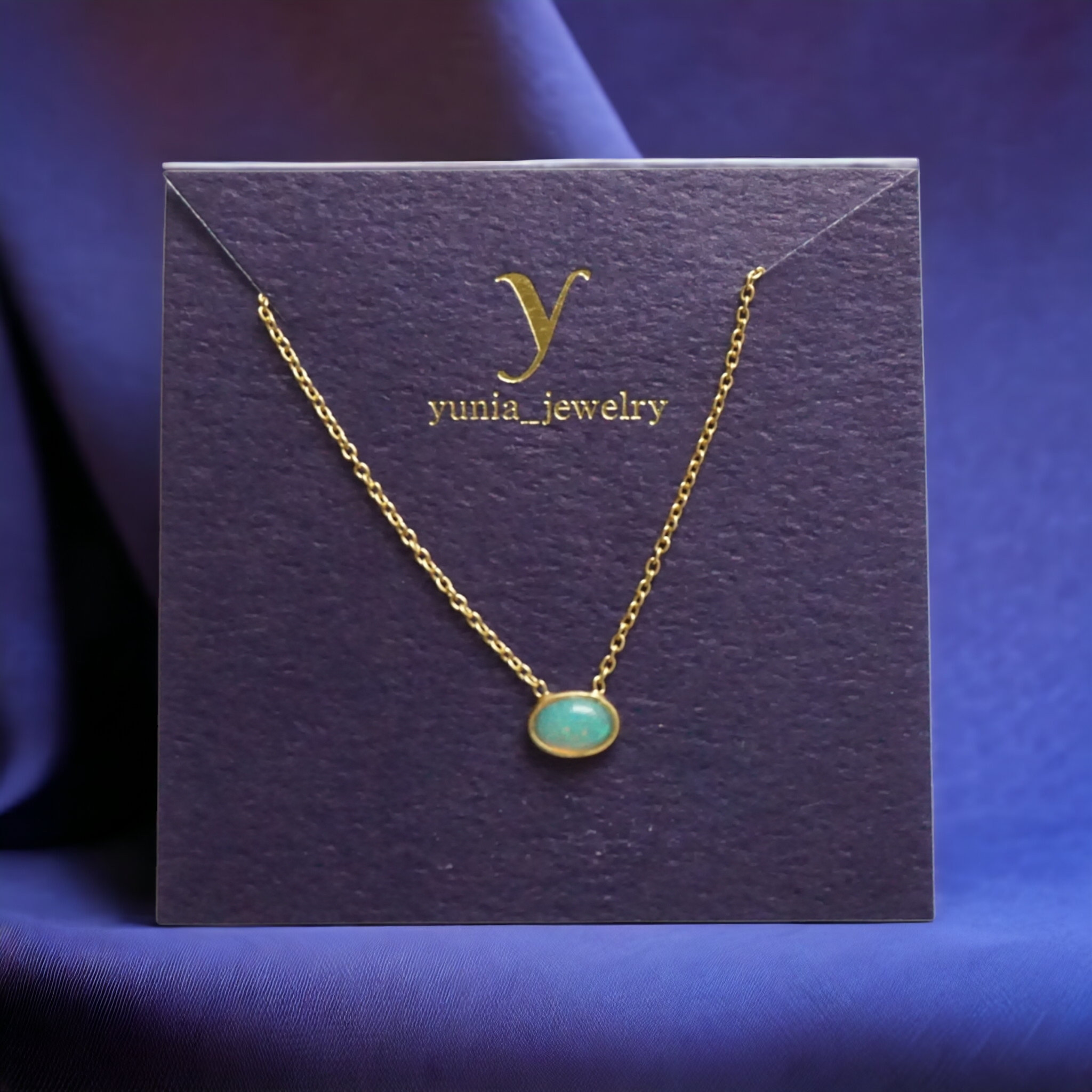 高品質☆*。18K エチオピアンオパール ネックレス ② エチオピア産 オパール ネックレス k18 18金 しずく 涙型 10月