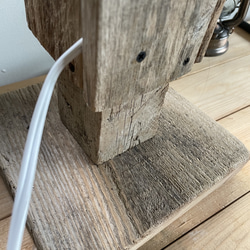 ★⭐︎ 合わせ板のテーブルランプ　⭐︎★ 流木ランプ　テーブルランプ 8枚目の画像