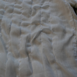 4way レイヤードT〔綿100%〕水面のようなさりげない透け感 minamoTシャツ [white] 9枚目の画像