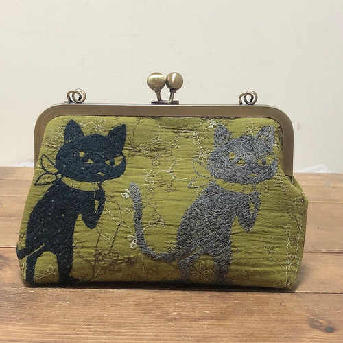 pjcクロッチくんhandmade がま口バッグ がま口 Rose Garden 通販 