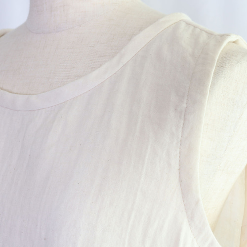 ロゼット様　ダブルガーゼ・タンクトップ DOUBLE GAUZE AMERICAN SLEEVE BRA TANK TOP（ダブルガーゼ
