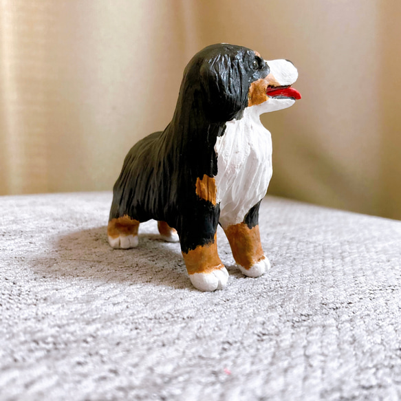 バーニーズマウンテンドッグ　犬　ミニチュア　置物　フィギュア　オブジェ 3枚目の画像