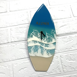 ティシュBox ティッシュケース 波アート 海アート キラキラ レジン