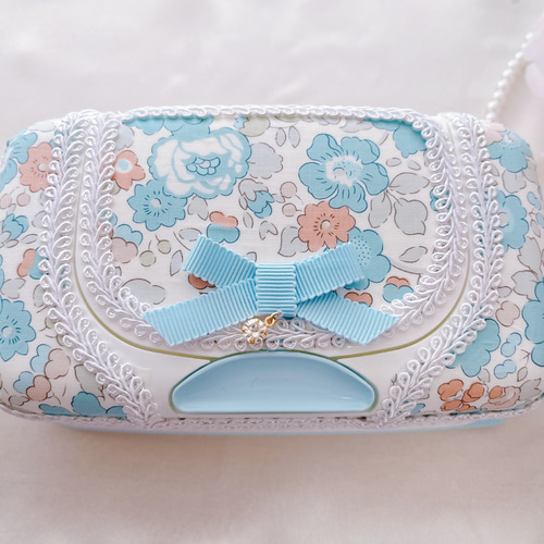 ウェットティッシュケースおしりふきケースリバティプリント使用