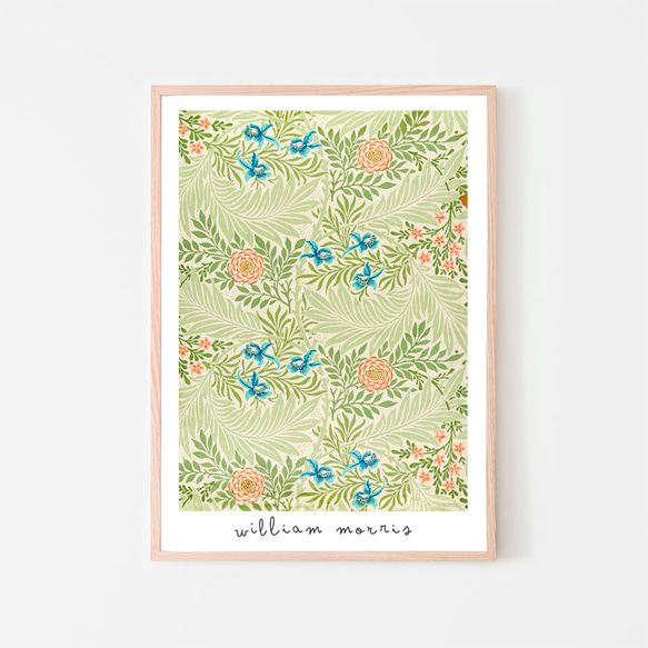 ウィリアムモリス Larkspur / アートポスター William Morris