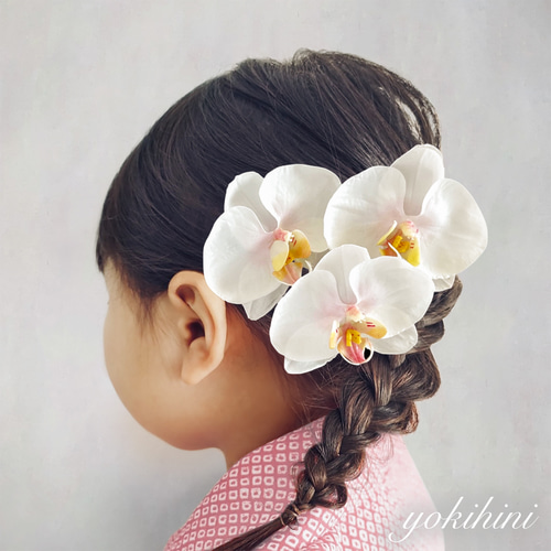 特集掲載品》子供用 * 七五三 753 かすみ草 髪飾り ヘア飾り 特集掲載品》子供用 * 七五三 753 かすみ草 髪飾り ヘア飾り