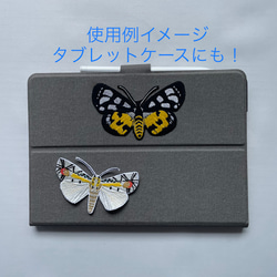 【ワッペン】Moth（蛾）シリーズ　タナバタユカタヤガ 3枚目の画像