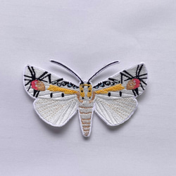 【ワッペン】Moth（蛾）シリーズ　タナバタユカタヤガ 1枚目の画像