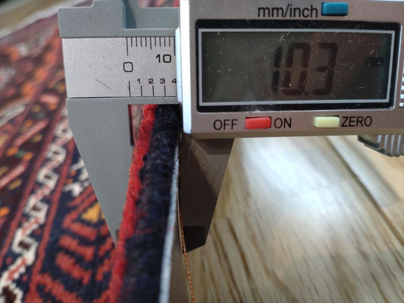 【秋限定トライバル絨毯フェア】ペルシャ絨毯　バルーチ　リビング　188x100㎝　PS602G 13枚目の画像