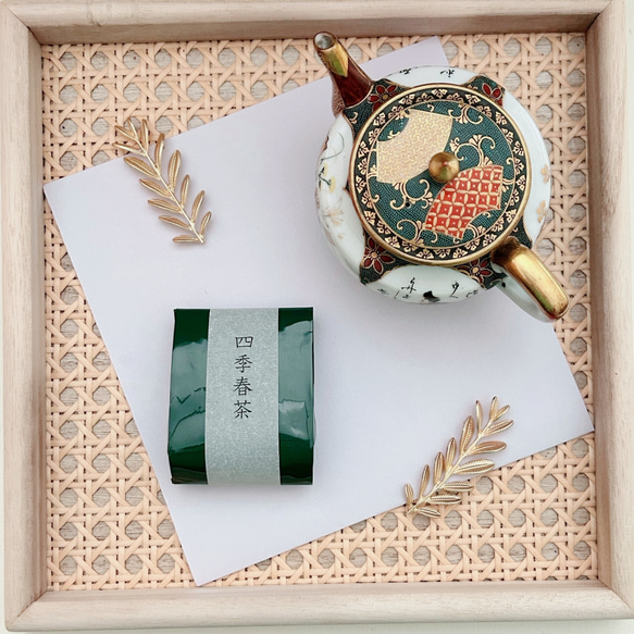 台湾茶　四季春茶（しきはる茶）　25g×1  カラフルパッケージ入り　 1枚目の画像