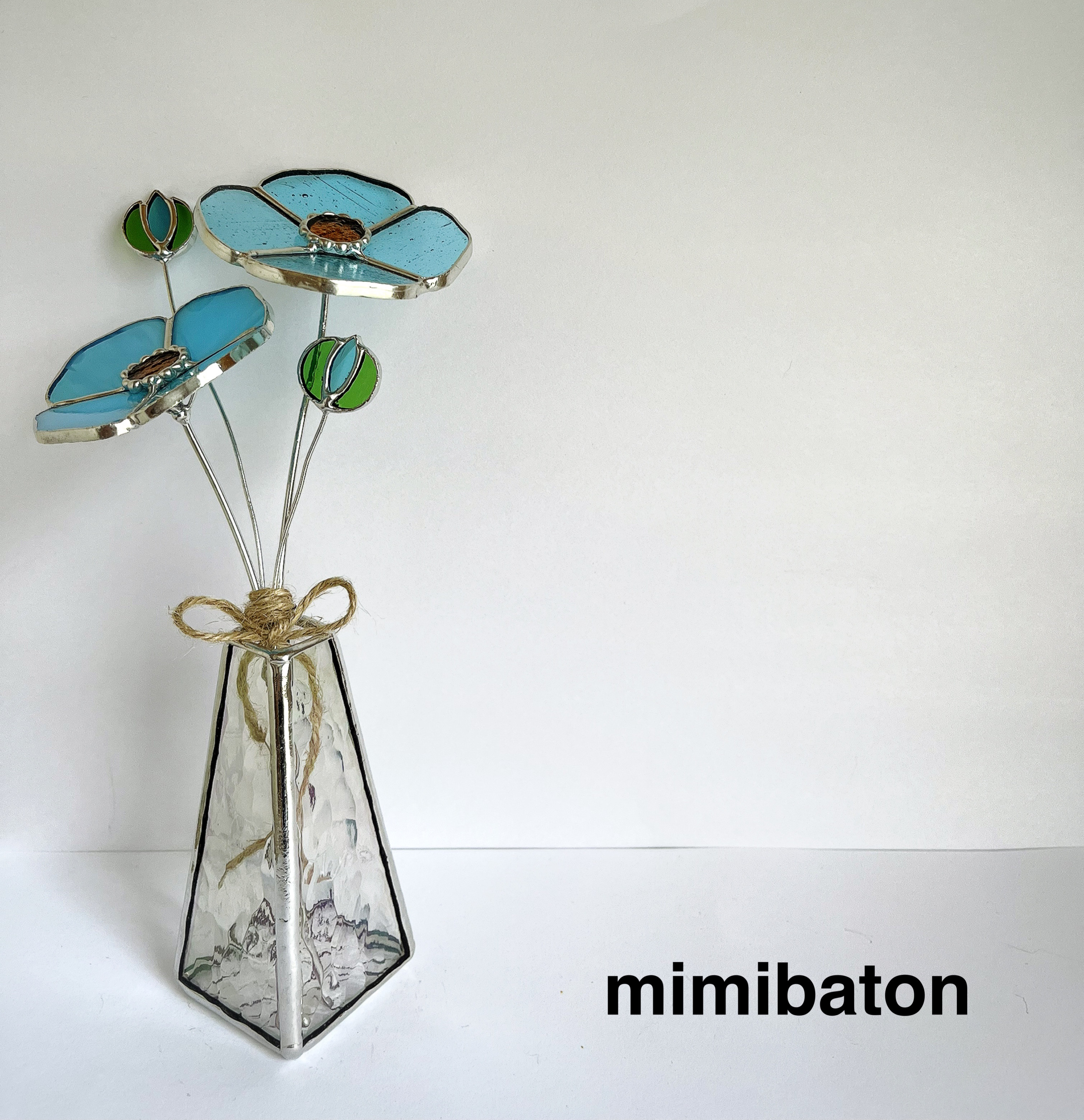 mimibaton＊ステンドグラスフラワー＊