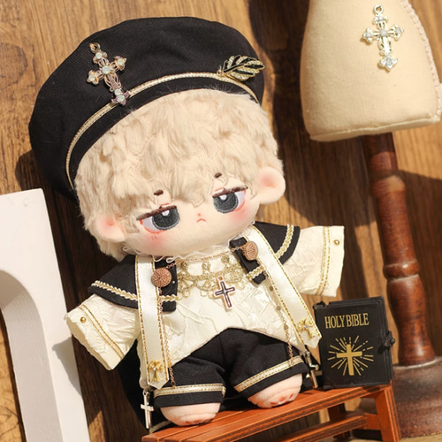 10/15/20cm着せ替えぬいぐるみ服 聖夜ソングセット 着せ替え人形