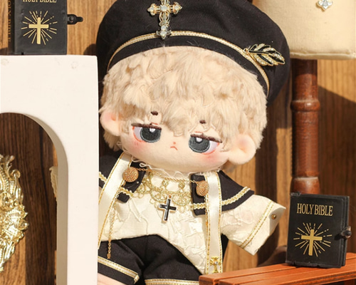 10/15/20cm着せ替えぬいぐるみ服 聖夜ソングセット 着せ替え人形