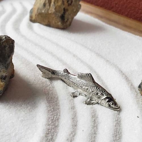 錫製（すず）ミニチュア鮎（あゆ）】アユ AYU ayu 魚 川魚 さかな