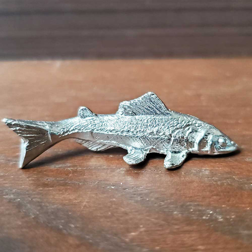 銅製:夫婦鮎置物 銅製:夫婦鮎置物