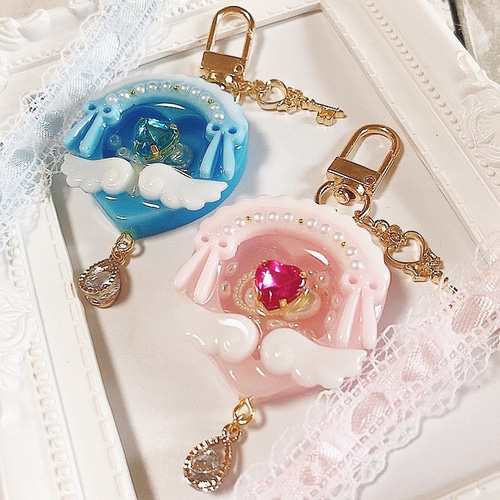 うさちゃんロリポップ シェイカーキーホルダー シャカシャカ