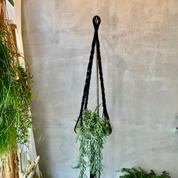 HANGING PLANTER マクラメ編みハンギングプランター 1枚目の画像