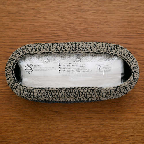 ソフトパック用ティッシュカバー*handmade* ソフトパックの困ったを解決！ソフトパックティッシュカバー