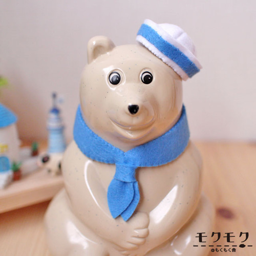 うさぎの家さま⋆*　5種類　しろくま貯金箱用　お着替えセット♪♪ うさぎの家さま⋆* 5種類 しろくま貯金箱用 お着替えセット♪