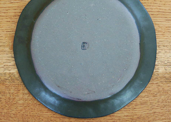 丸リムプレート(大)直径25cm モノトーン　黒・白 12枚目の画像